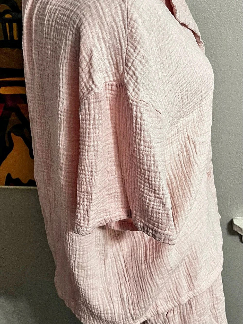 Jason Wu Pink Gauze cotton button
Down Matching Set Shorts With Pockets
Large - Picture 5 of 12
